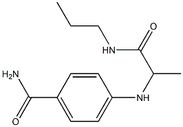 4-{[1-(propylcarbamoyl)ethyl]amino}benzamide