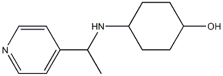 4-{[1-(pyridin-4-yl)ethyl]amino}cyclohexan-1-ol 结构式