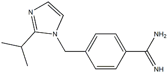  4-{[2-(propan-2-yl)-1H-imidazol-1-yl]methyl}benzene-1-carboximidamide