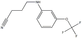 4-{[3-(trifluoromethoxy)phenyl]amino}butanenitrile|