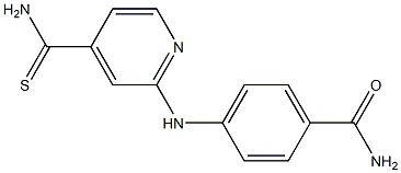 4-{[4-(aminocarbonothioyl)pyridin-2-yl]amino}benzamide