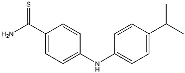 4-{[4-(propan-2-yl)phenyl]amino}benzene-1-carbothioamide