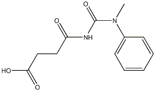 4-{[methyl(phenyl)carbamoyl]amino}-4-oxobutanoic acid,,结构式