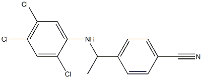 4-{1-[(2,4,5-trichlorophenyl)amino]ethyl}benzonitrile