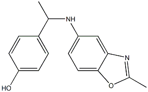 4-{1-[(2-methyl-1,3-benzoxazol-5-yl)amino]ethyl}phenol