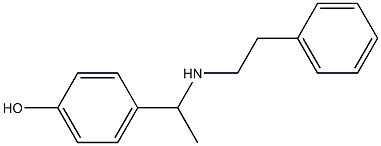 4-{1-[(2-phenylethyl)amino]ethyl}phenol