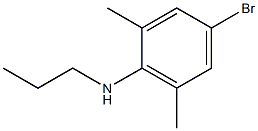 4-bromo-2,6-dimethyl-N-propylaniline Structure