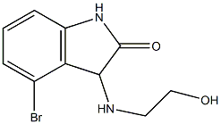 4-bromo-3-[(2-hydroxyethyl)amino]-2,3-dihydro-1H-indol-2-one