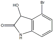 4-bromo-3-hydroxy-2,3-dihydro-1H-indol-2-one Structure