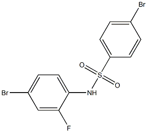  4-bromo-N-(4-bromo-2-fluorophenyl)benzene-1-sulfonamide