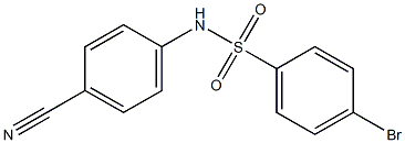 4-bromo-N-(4-cyanophenyl)benzenesulfonamide