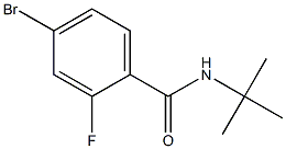 4-bromo-N-(tert-butyl)-2-fluorobenzamide Structure