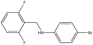 4-bromo-N-[(2,6-difluorophenyl)methyl]aniline Struktur