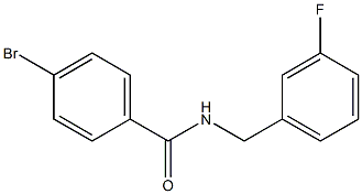 4-bromo-N-[(3-fluorophenyl)methyl]benzamide