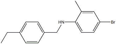 4-bromo-N-[(4-ethylphenyl)methyl]-2-methylaniline