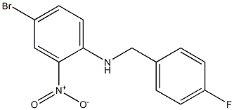 4-bromo-N-[(4-fluorophenyl)methyl]-2-nitroaniline