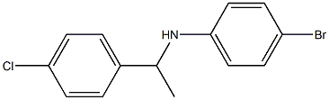 4-bromo-N-[1-(4-chlorophenyl)ethyl]aniline