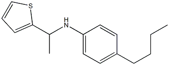 4-butyl-N-[1-(thiophen-2-yl)ethyl]aniline Structure