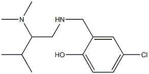 4-chloro-2-({[2-(dimethylamino)-3-methylbutyl]amino}methyl)phenol