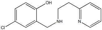 4-chloro-2-({[2-(pyridin-2-yl)ethyl]amino}methyl)phenol