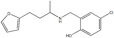 4-chloro-2-({[4-(furan-2-yl)butan-2-yl]amino}methyl)phenol