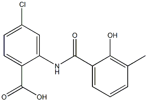 4-chloro-2-[(2-hydroxy-3-methylbenzene)amido]benzoic acid