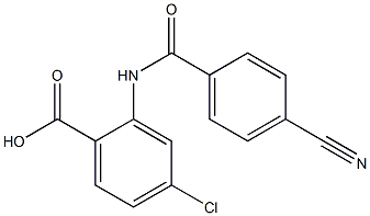 4-chloro-2-[(4-cyanobenzene)amido]benzoic acid