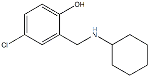  4-chloro-2-[(cyclohexylamino)methyl]phenol