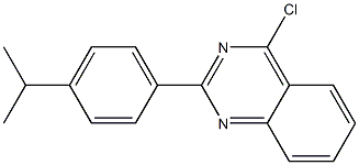 4-chloro-2-[4-(propan-2-yl)phenyl]quinazoline Structure