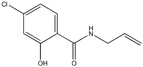 4-chloro-2-hydroxy-N-(prop-2-en-1-yl)benzamide Structure