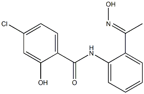 4-chloro-2-hydroxy-N-{2-[1-(hydroxyimino)ethyl]phenyl}benzamide