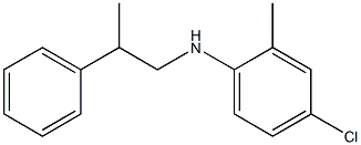 4-chloro-2-methyl-N-(2-phenylpropyl)aniline