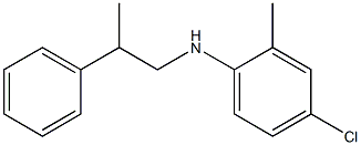 4-chloro-2-methyl-N-(2-phenylpropyl)aniline|