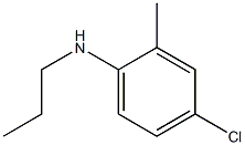 4-chloro-2-methyl-N-propylaniline 结构式