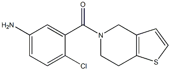 4-chloro-3-(6,7-dihydrothieno[3,2-c]pyridin-5(4H)-ylcarbonyl)aniline