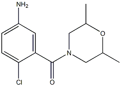 4-chloro-3-[(2,6-dimethylmorpholin-4-yl)carbonyl]aniline