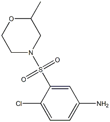4-chloro-3-[(2-methylmorpholine-4-)sulfonyl]aniline