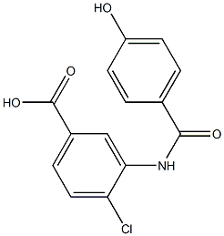 4-chloro-3-[(4-hydroxybenzoyl)amino]benzoic acid