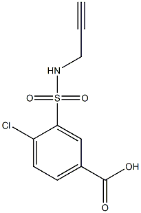 4-chloro-3-[(prop-2-ynylamino)sulfonyl]benzoic acid