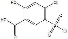 4-chloro-5-(chlorosulfonyl)-2-hydroxybenzoic acid