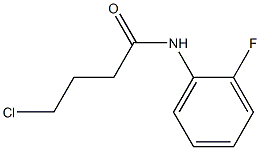 4-chloro-N-(2-fluorophenyl)butanamide Structure