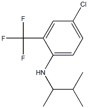 4-chloro-N-(3-methylbutan-2-yl)-2-(trifluoromethyl)aniline