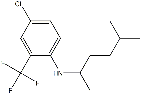 4-chloro-N-(5-methylhexan-2-yl)-2-(trifluoromethyl)aniline Structure
