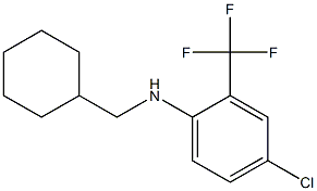 4-chloro-N-(cyclohexylmethyl)-2-(trifluoromethyl)aniline