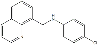 4-chloro-N-(quinolin-8-ylmethyl)aniline