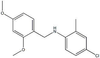 4-chloro-N-[(2,4-dimethoxyphenyl)methyl]-2-methylaniline|