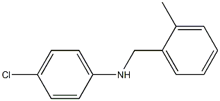 4-chloro-N-[(2-methylphenyl)methyl]aniline