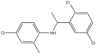 4-chloro-N-[1-(2,5-dichlorophenyl)ethyl]-2-methylaniline|