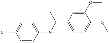 4-chloro-N-[1-(3,4-dimethoxyphenyl)ethyl]aniline