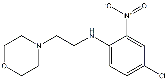 4-chloro-N-[2-(morpholin-4-yl)ethyl]-2-nitroaniline Structure